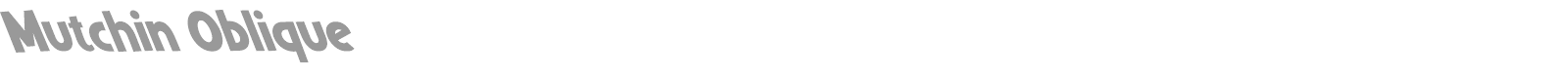 Mutchin font preview